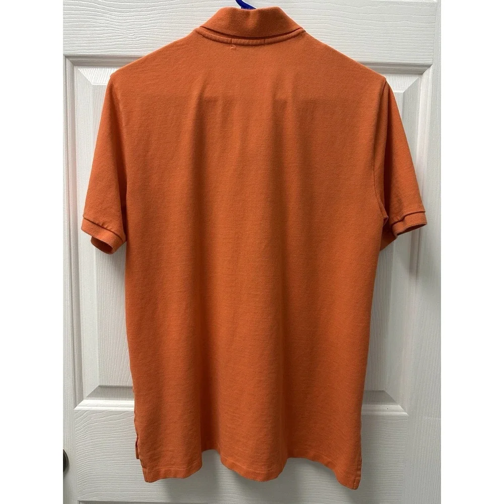 Boys Polo Ralph Lauren Shirt XL 18-20 Orange Blue‎ Horse READ DESCRIPTION